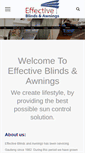 Mobile Screenshot of effectiveblinds.co.za